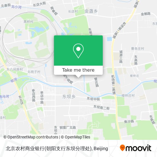 北京农村商业银行(朝阳支行东坝分理处) map