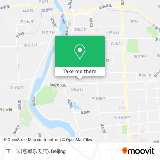 正一味(燕郊乐天店) map