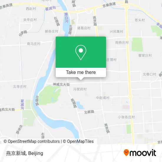 燕京新城 map