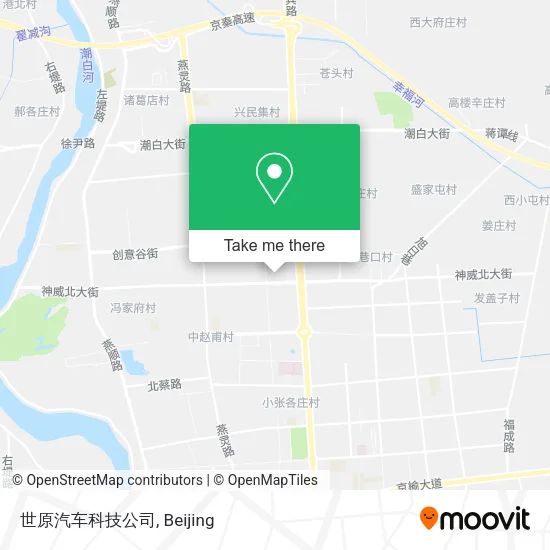 世原汽车科技公司 map