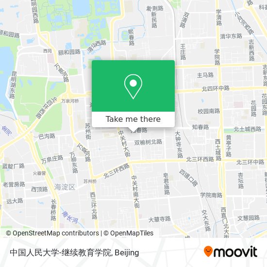 中国人民大学-继续教育学院 map