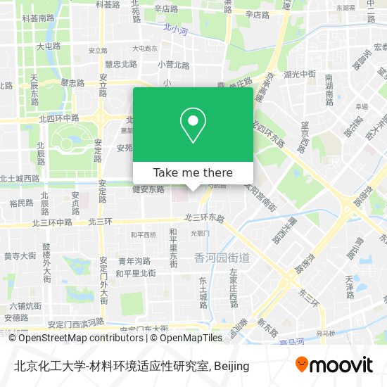 北京化工大学-材料环境适应性研究室 map