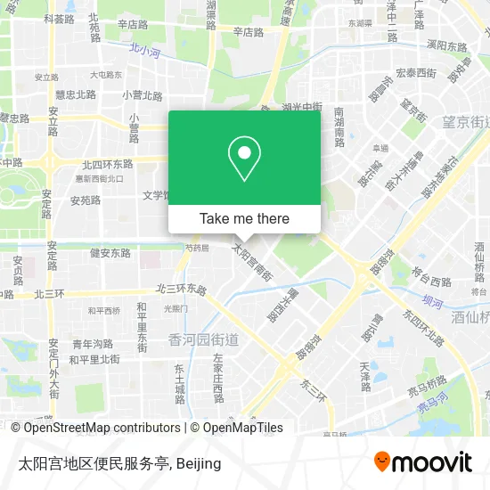 太阳宫地区便民服务亭 map