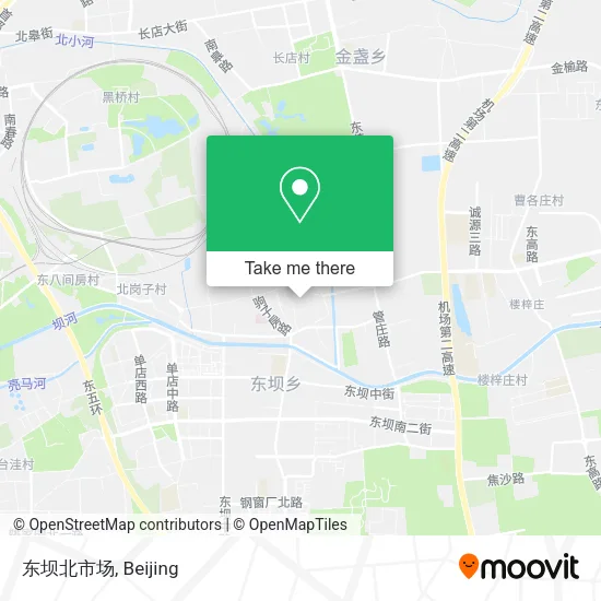 东坝北市场 map