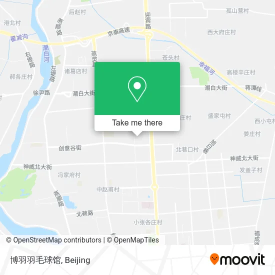 博羽羽毛球馆 map