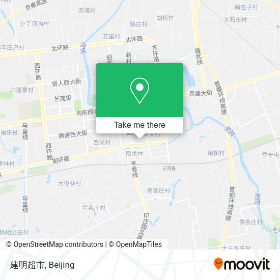 建明超市 map