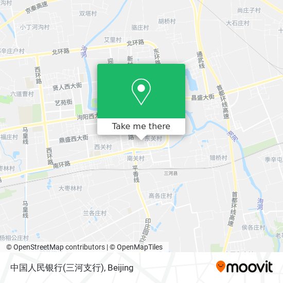 中国人民银行(三河支行) map