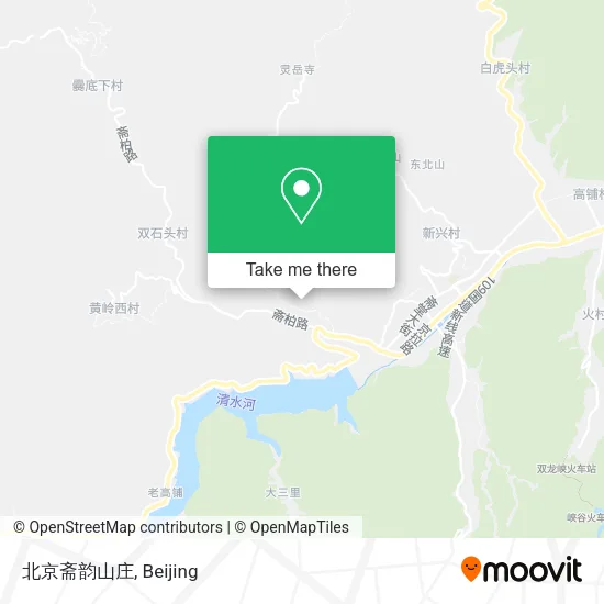 北京斋韵山庄 map