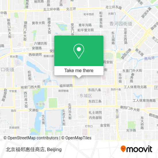 北京福邻惠佳商店 map