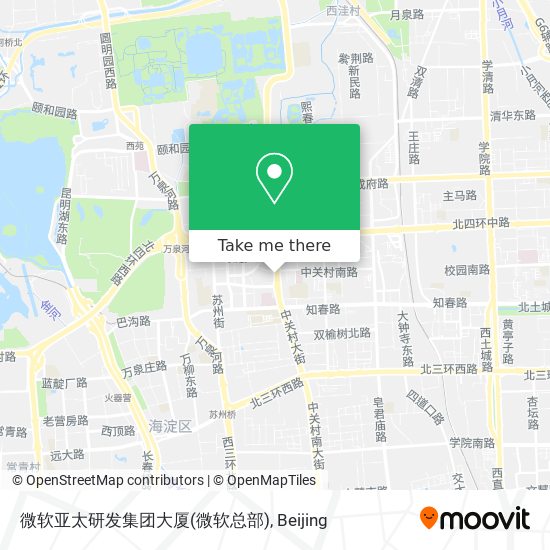 微软亚太研发集团大厦(微软总部) map