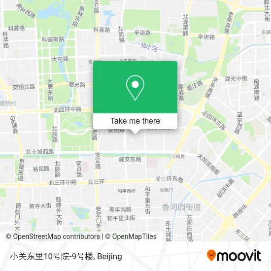 小关东里10号院-9号楼 map