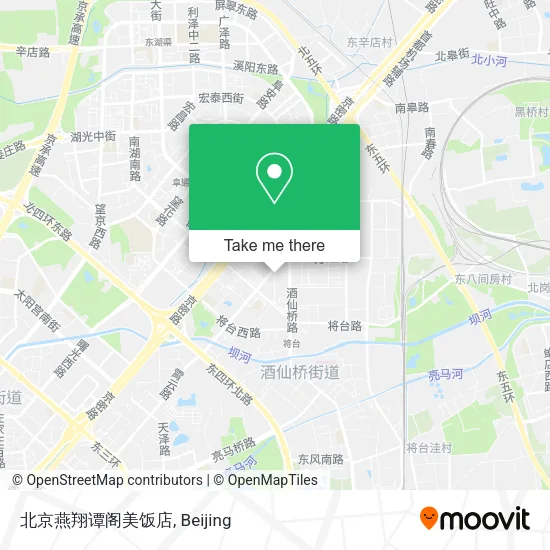 北京燕翔谭阁美饭店 map