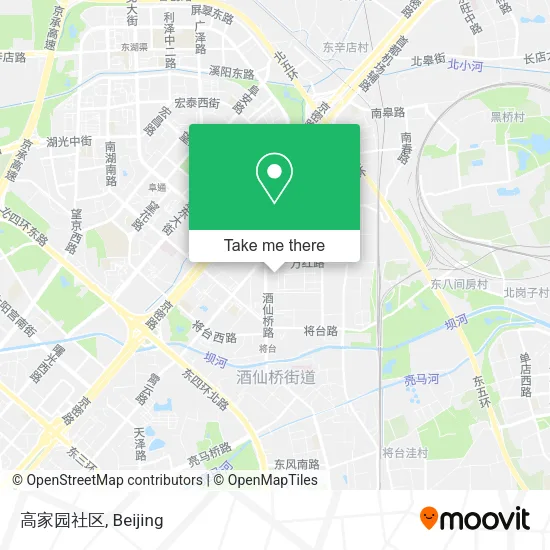 高家园社区 map