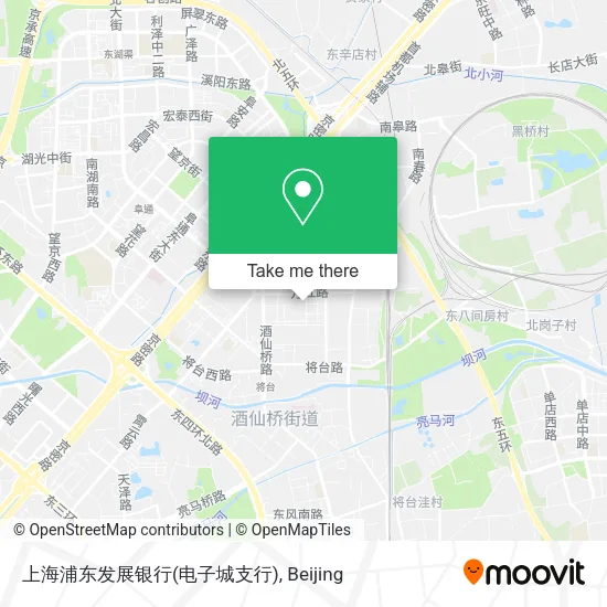 上海浦东发展银行(电子城支行) map
