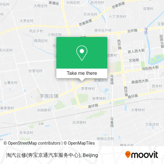 淘汽云修(奔宝京通汽车服务中心) map