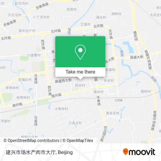 建兴市场水产肉市大厅 map