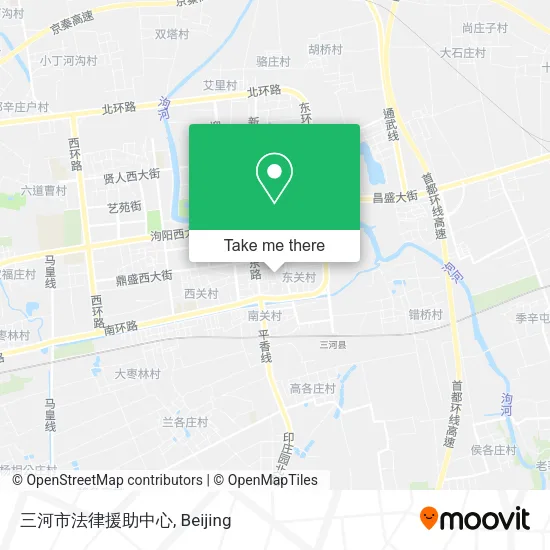 三河市法律援助中心 map