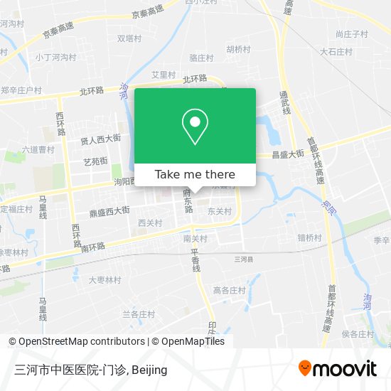 三河市中医医院-门诊 map