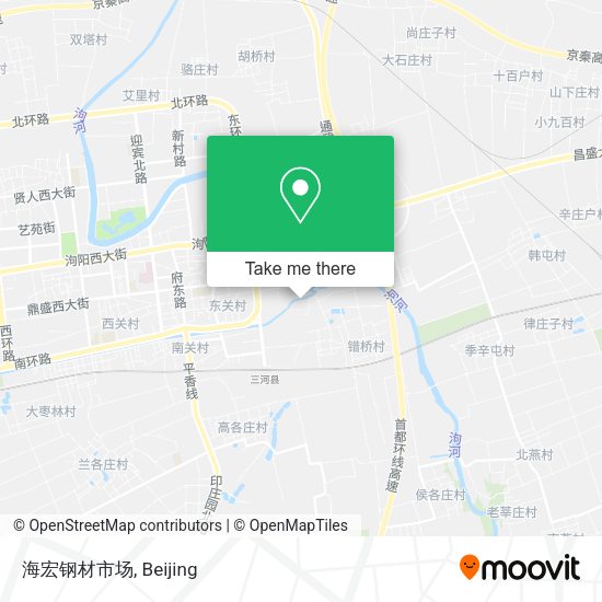 海宏钢材市场 map