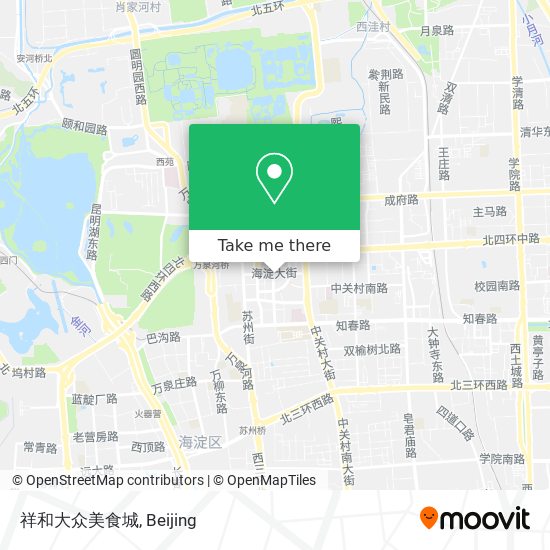 祥和大众美食城 map