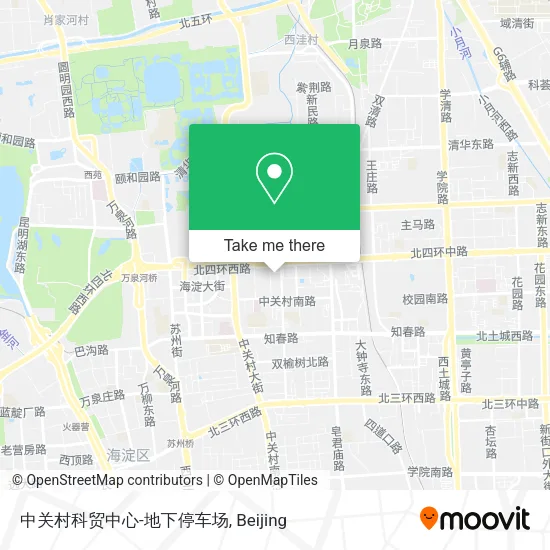 中关村科贸中心-地下停车场 map