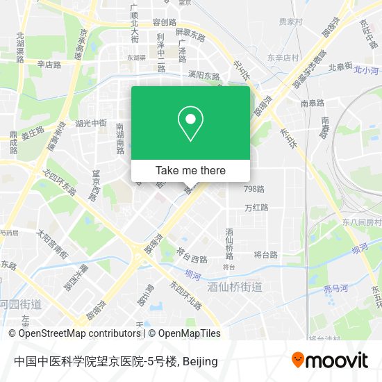 中国中医科学院望京医院-5号楼 map