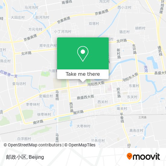邮政小区 map