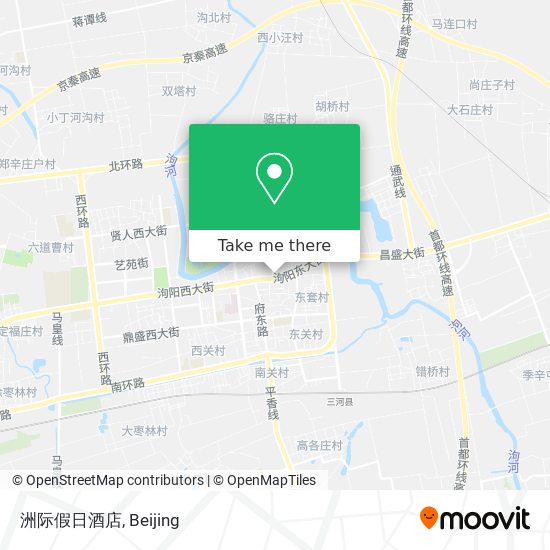 洲际假日酒店 map
