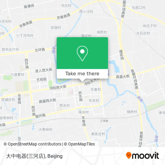 大中电器(三河店) map