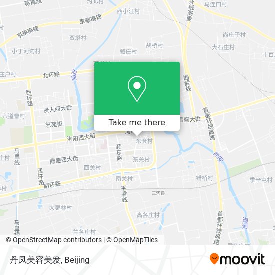 丹凤美容美发 map