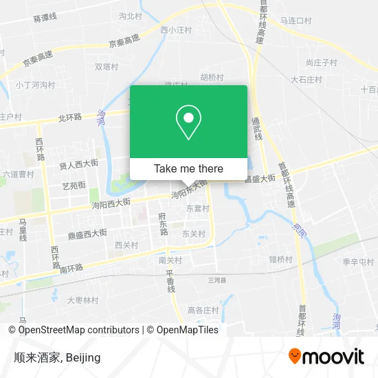 顺来酒家 map