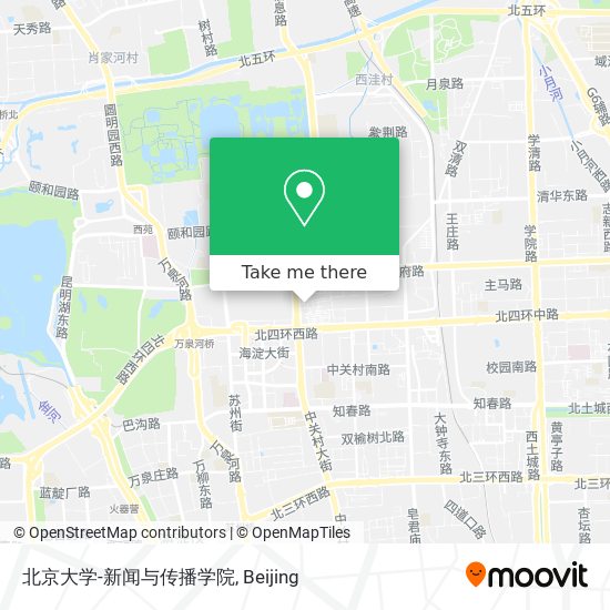 北京大学-新闻与传播学院 map