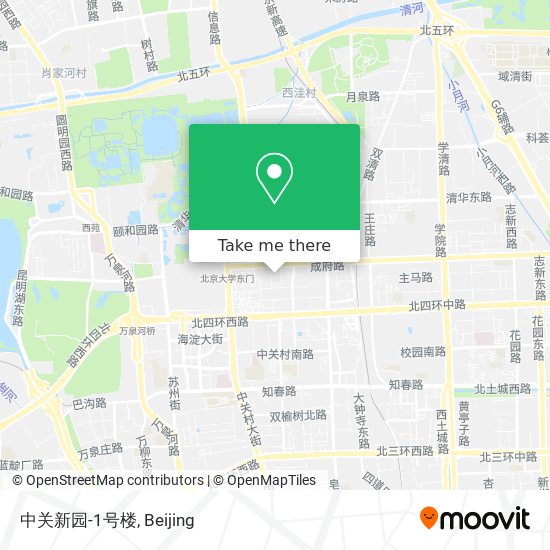 中关新园-1号楼 map