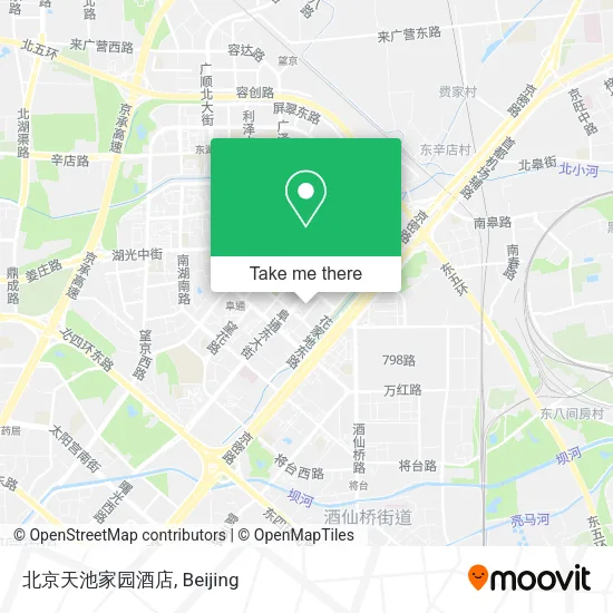 北京天池家园酒店 map