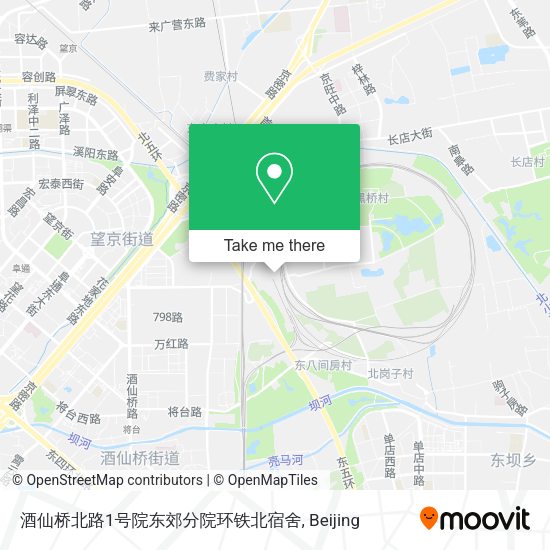 酒仙桥北路1号院东郊分院环铁北宿舍 map