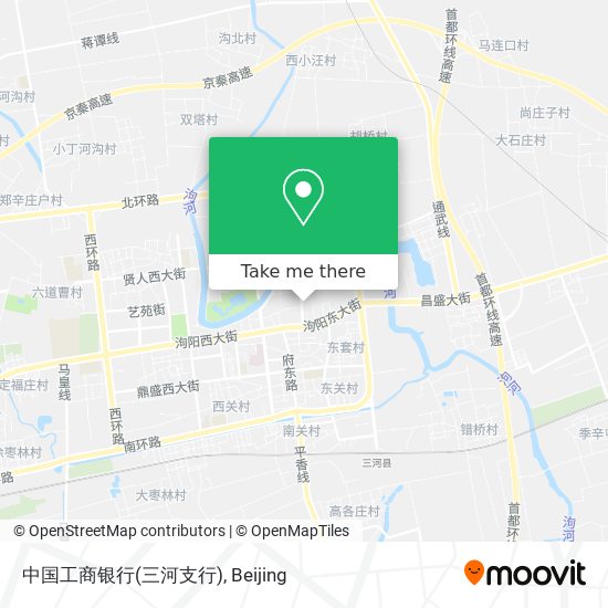 中国工商银行(三河支行) map
