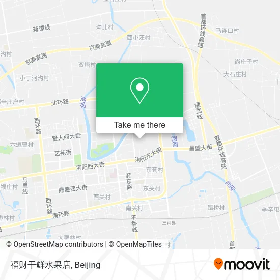 福财干鲜水果店 map