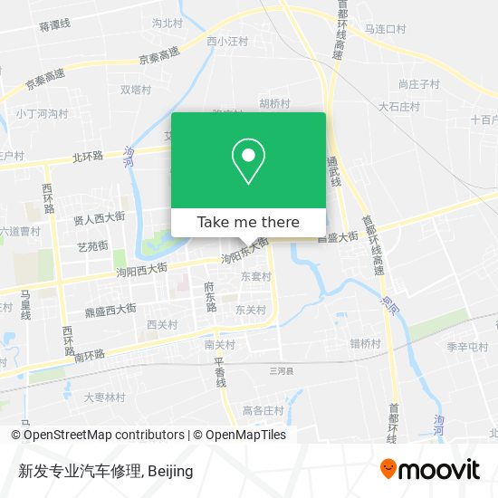 新发专业汽车修理 map
