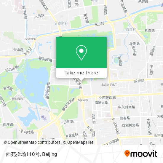 西苑操场110号 map