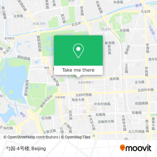 勺园-4号楼 map