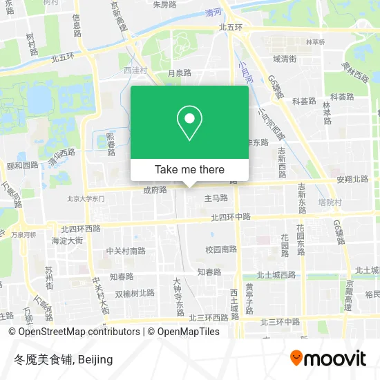 冬魇美食铺 map