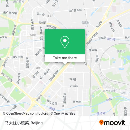 马大姐小碗菜 map