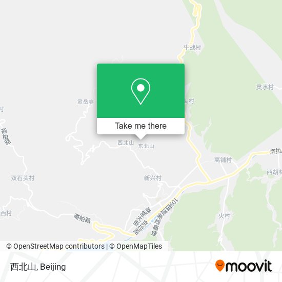 西北山 map