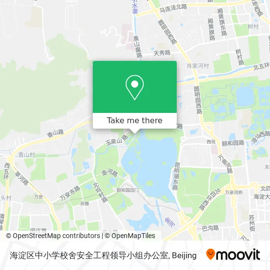 海淀区中小学校舍安全工程领导小组办公室 map