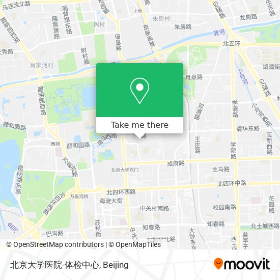 北京大学医院-体检中心 map