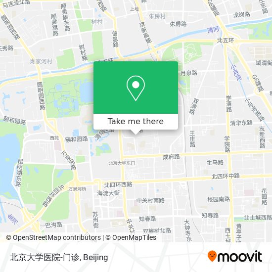 北京大学医院-门诊 map