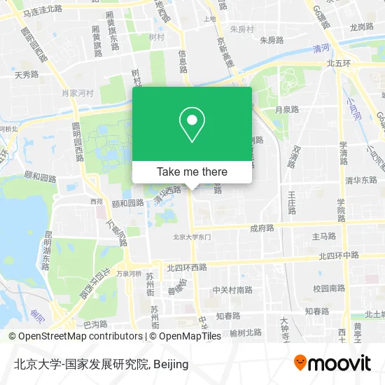 北京大学-国家发展研究院 map