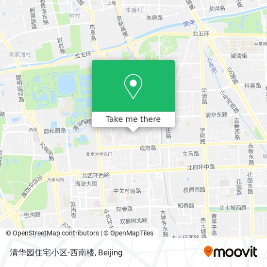 清华园住宅小区-西南楼 map