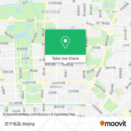 苏宁电器 map