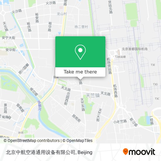 北京中航空港通用设备有限公司 map